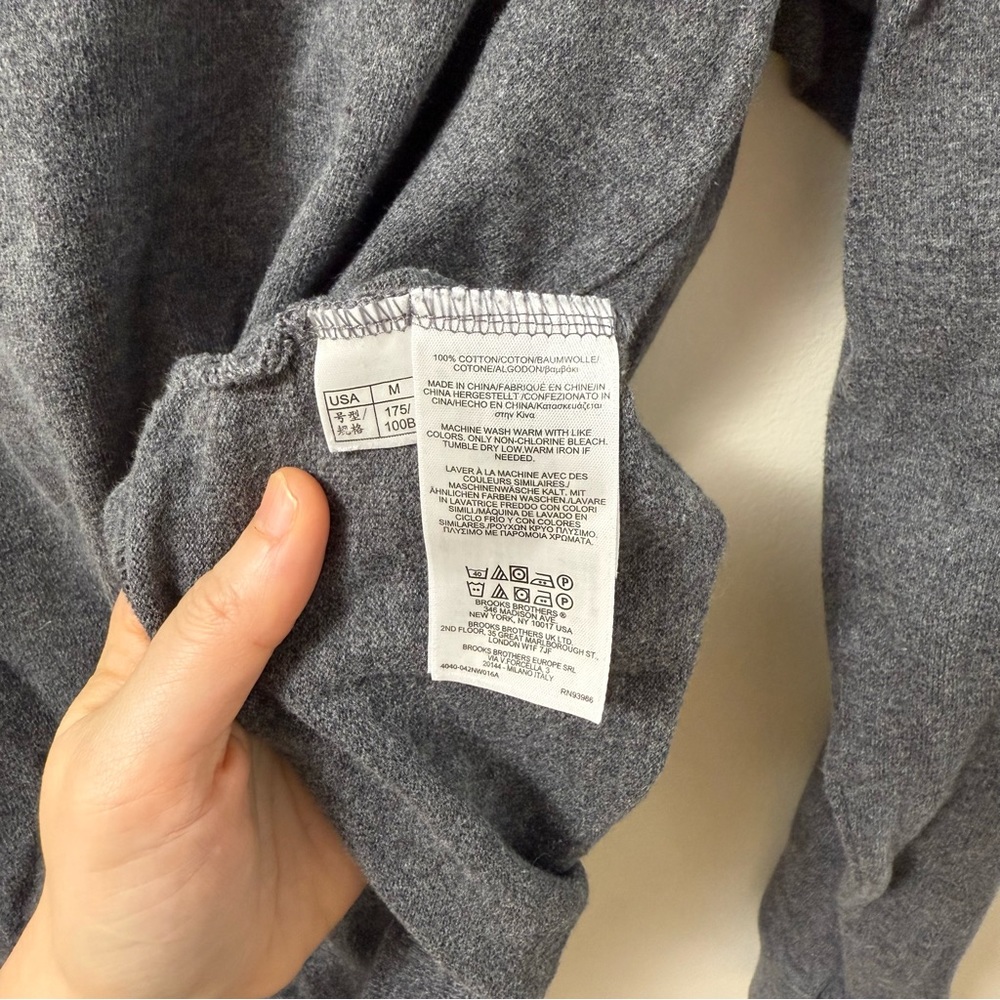 Men’s Brooks Brothers Long Sleeve Tee - Picture 9 of 9
